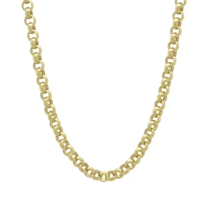 9ct Yellow Gold Belcher Chain 24&#8221; 5.5mm