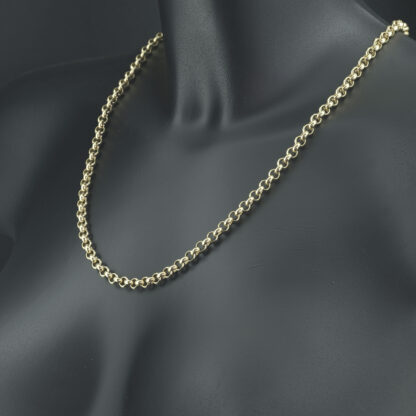 9ct Yellow Gold Belcher Chain 24'' 5.5mm - Image 4