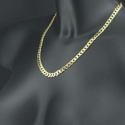 9ct Yellow Gold Curb Chain 20" 7mm - Image 4