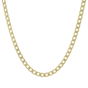 9ct Yellow Gold Curb Chain 18&#8243; 4.5mm