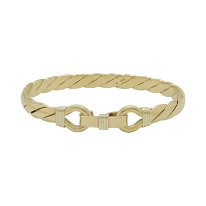 9ct Yellow Gold Loop Bangle
