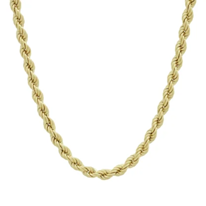 9ct Yellow Gold Rope Chain 22" 5mm