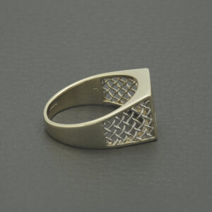 9ct Yellow Gold Diamond Signet Ring