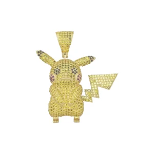 9ct Yellow Gold Gemstone Character Pendant