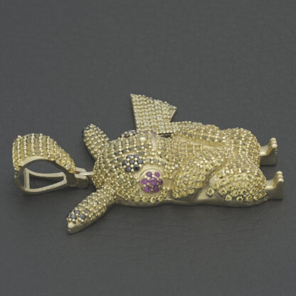 9ct Yellow Gold Gemstone Character Pendant - Image 3