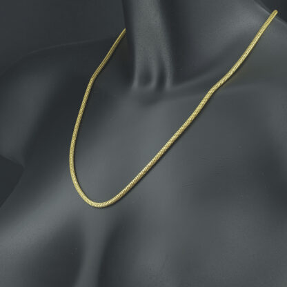 22ct Yellow Gold Franco Chain 22" 3mm - Image 4