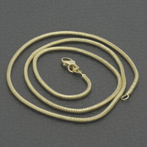 18ct Yellow Gold Snake Chain 16.5&#8243; 1.5mm