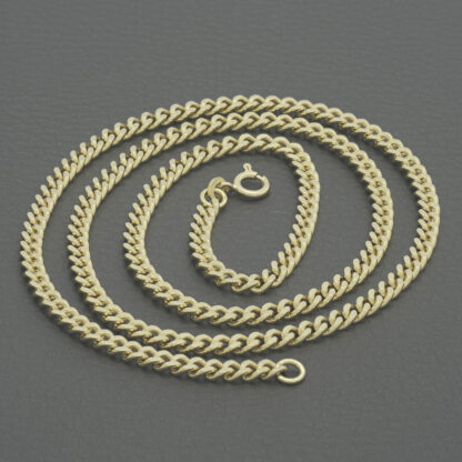 18ct Yellow Gold Curb Chain 24" 4mm - Image 2