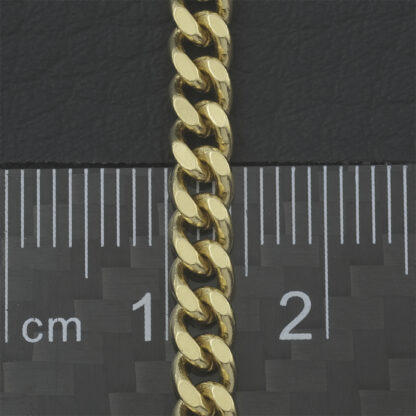 18ct Yellow Gold Curb Chain 24" 4mm - Image 3