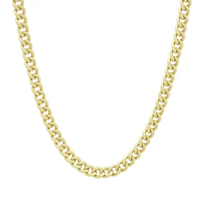 18ct Yellow Gold Curb Chain 21" 5.5mm