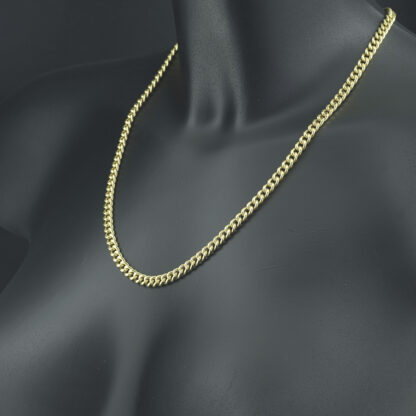 18ct Yellow Gold Curb Chain 21" 5.5mm - Image 4