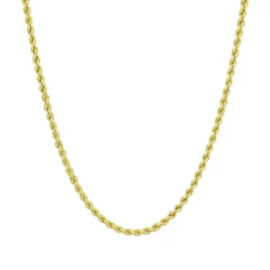 18ct Yellow Gold Rope Chain 18&#8243; 2.5mm