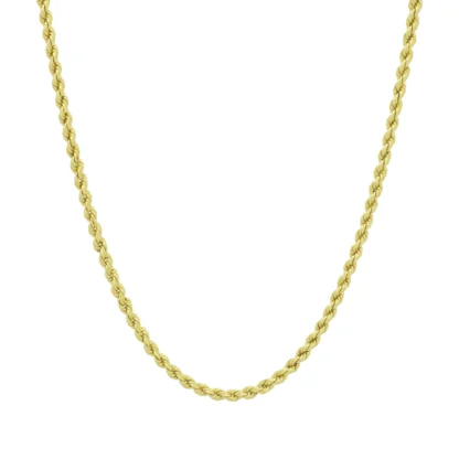 18ct Yellow Gold Rope Chain 18" 2.5mm