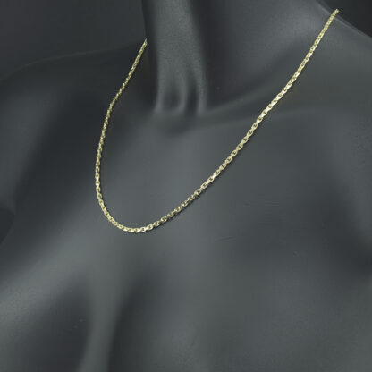 18ct Yellow Gold Belcher Chain 21" 2.5mm - Image 4