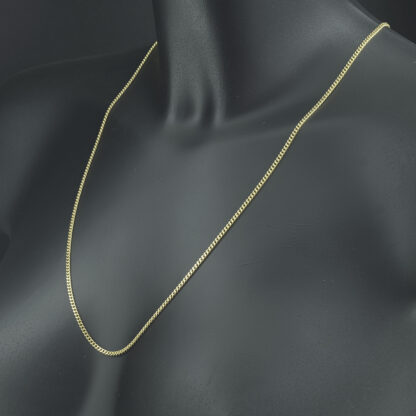 18ct Yellow Gold Curb Chain 25.5" 2mm - Image 4
