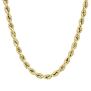 9ct Yellow Gold Rope Chain 18&#8243; 5.5mm