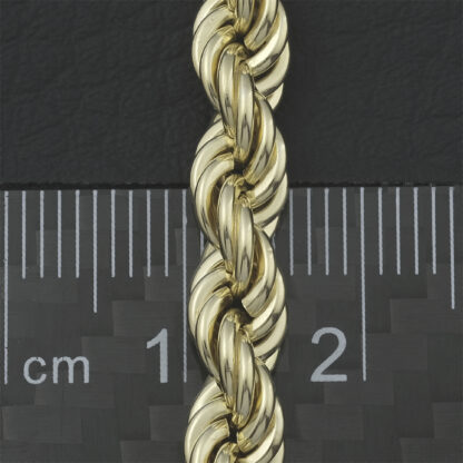 9ct Yellow Gold Rope Chain 18" 5.5mm - Image 3