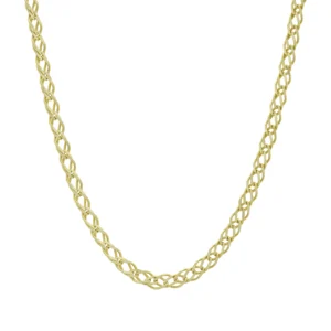 9ct Yellow Gold Fancy Link Chain 20.5&#8243; 4mm