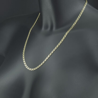 9ct Yellow Gold Fancy Link Chain 20.5" 4mm - Image 4