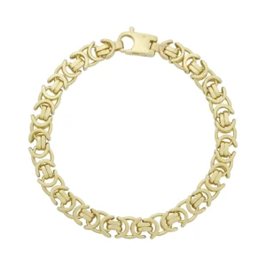 9ct Yellow Gold Byzantine Bracelet 8.5&#8243; 8mm