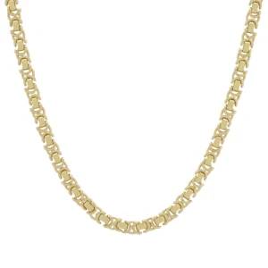 9ct Yellow Gold Byzantine Chain 19&#8243; 5mm