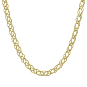 9ct Yellow Gold Fancy Link Chain 18.5&#8243; 5.5mm