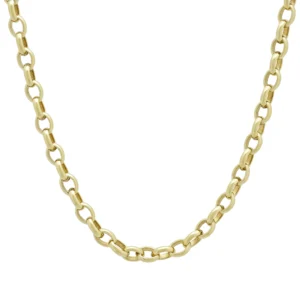 9ct Yellow Gold Belcher Chain 16&#8243; 5.5mm