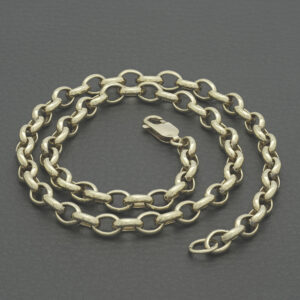 9ct Yellow Gold Belcher Chain 16&#8243; 5.5mm