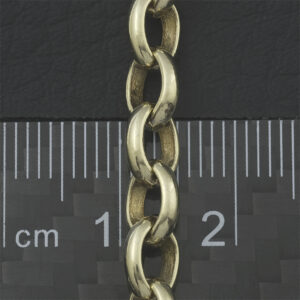 9ct Yellow Gold Belcher Chain 16&#8243; 5.5mm