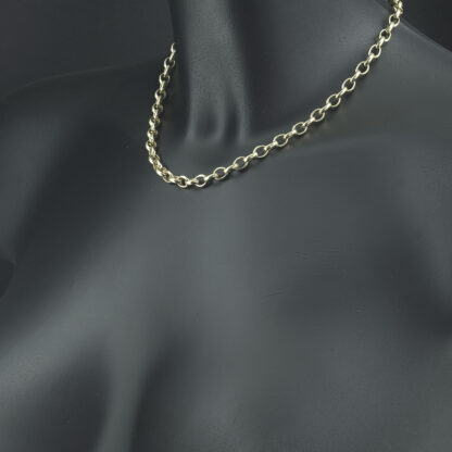 9ct Yellow Gold Belcher Chain 16" 5.5mm - Image 4