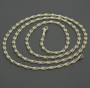 9ct Yellow Gold Fancy Link Chain 31.5&#8243; 4mm