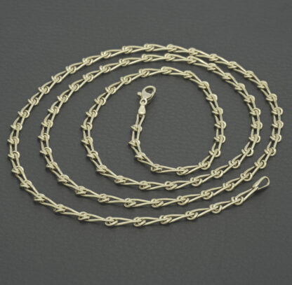 9ct Yellow Gold Fancy Link Chain 31.5" 4mm - Image 2