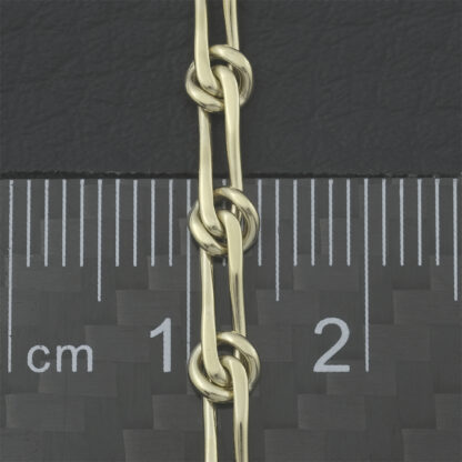 9ct Yellow Gold Fancy Link Chain 31.5" 4mm - Image 3