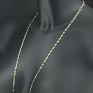 9ct Yellow Gold Fancy Link Chain 31.5&#8243; 4mm