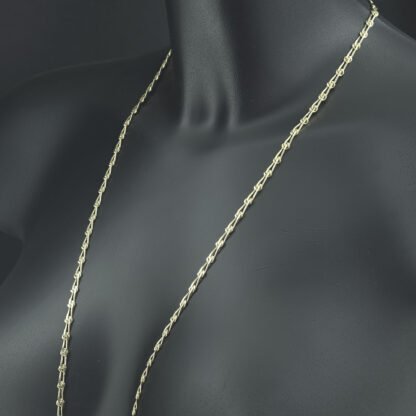 9ct Yellow Gold Fancy Link Chain 31.5" 4mm - Image 5