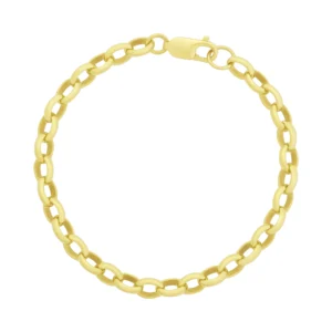 9ct Yellow Gold Belcher Bracelet 7.5&#8243; 5.5mm