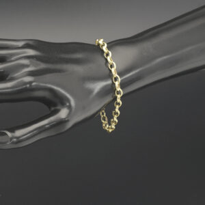 9ct Yellow Gold Belcher Bracelet 7&#8243; 5.5mm