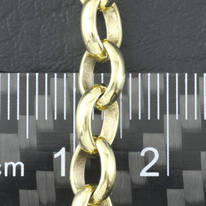 9ct Yellow Gold Belcher Bracelet 7.5" 5.5mm - Image 2