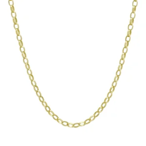 9ct Yellow Gold Belcher Chain 20&#8243; 3mm