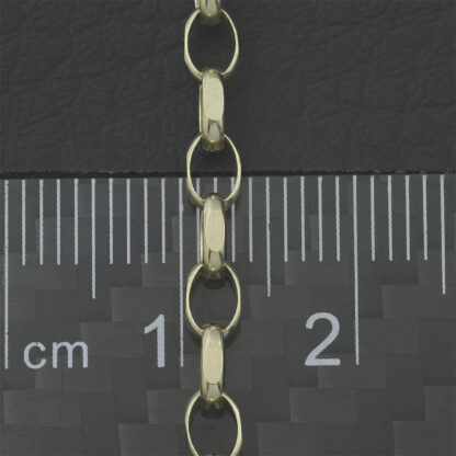 9ct Yellow Gold Belcher Chain 20" 3mm - Image 3