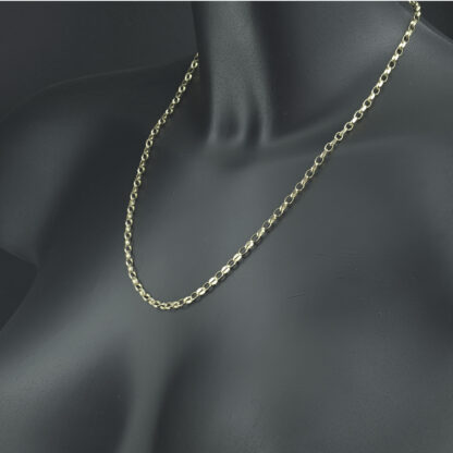 9ct Yellow Gold Belcher Chain 20" 3mm - Image 4