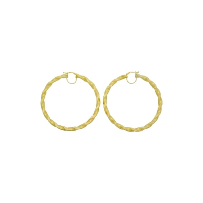 9ct Yellow Gold Hoop Earrings