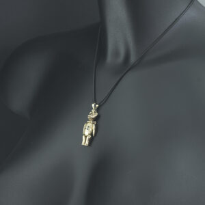 9ct Yellow Gold Gemstone Teddy Bear Pendant
