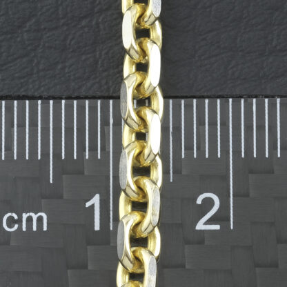 18ct Yellow Gold Belcher Chain 18" 3.5mm - Image 4