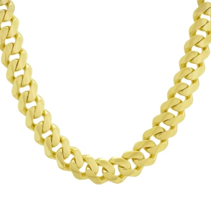 18ct Yellow Gold Cuban Chain 28.5'' 16mm
