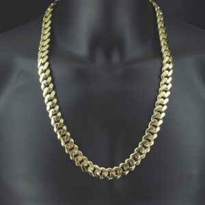 18ct Yellow Gold Cuban Chain 28.5” 16mm
