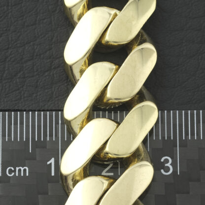 18ct Yellow Gold Cuban Chain 28.5'' 16mm - Image 5