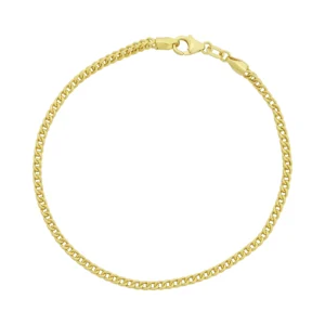 18ct Yellow Gold Franco Bracelet 7.5&#8243; 2mm