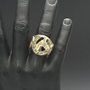 9ct Yellow Gold Horseshoe Ring