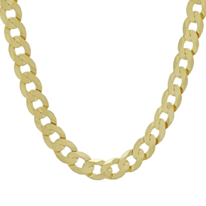 9ct Yellow Gold Curb Chain 20" 8.5mm